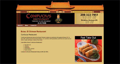 Desktop Screenshot of confuciusdining.com